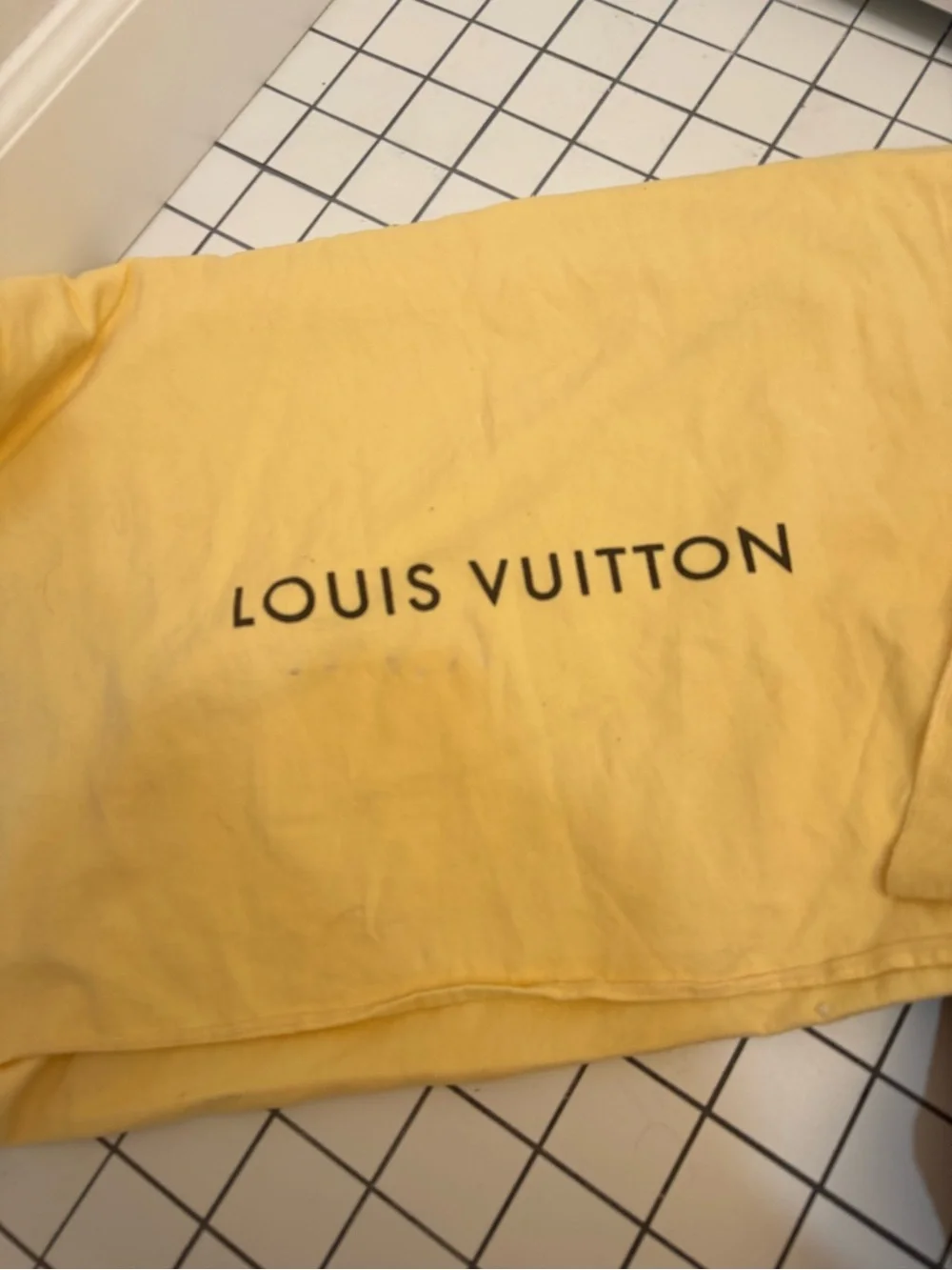 Louis Vuitton Never Full.